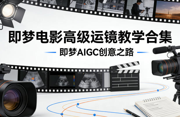 即梦电影高级运镜教学合集，即梦AIGC创意之路-赚客网赚